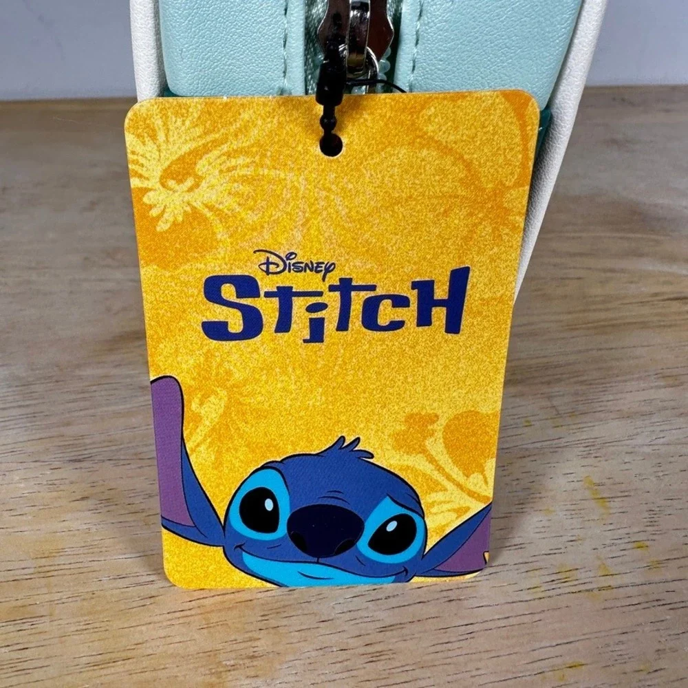 Disney 3 Piece Cosmetic Toiletry Travel‎ Bag Set Stitch Angel Scrump Pouch NWT